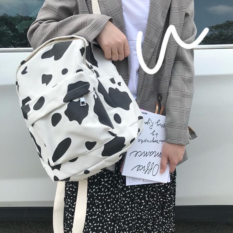 Рюкзак с коровьим принтом
