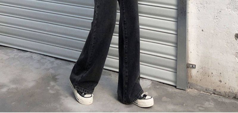 Современные модные джинсы с завышенной талией