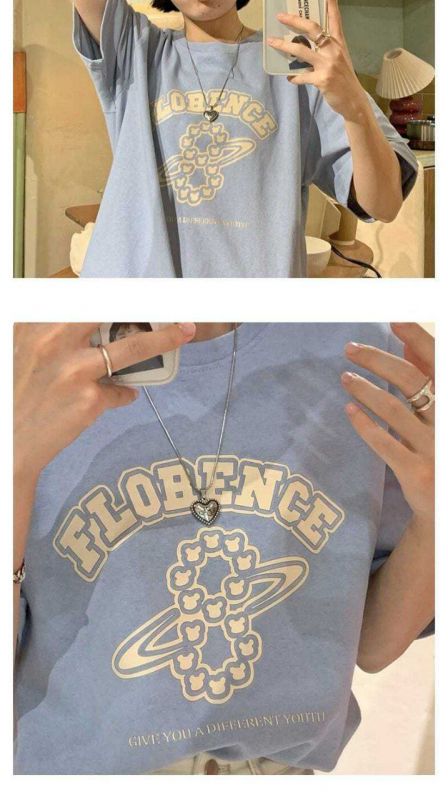 Базовая хлопковая футболка "Florence"
