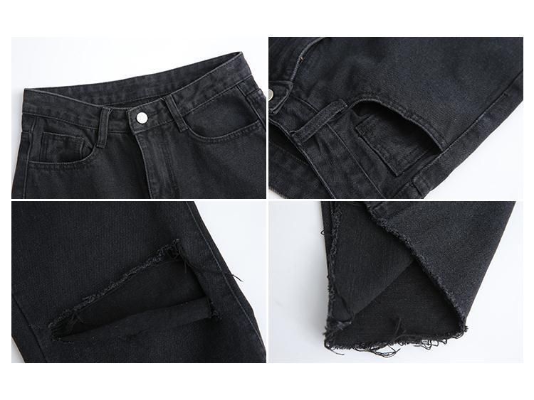 Удобные и стильные джинсы с дырками на коленях 