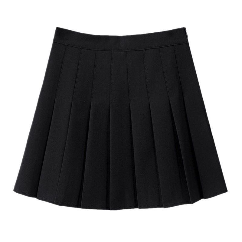 Слайд  Мини-юбка из эластичной костюмной ткани Черный